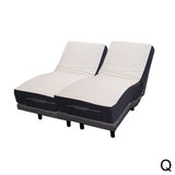 400 Series Split Queen Adjustable Bed set with 12" Hybrid Mattresses