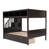 Twin over Full Bunk Bed with Storage