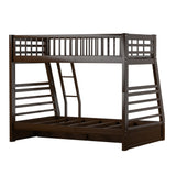 Twin & Full Bunk Bed in Espresso color