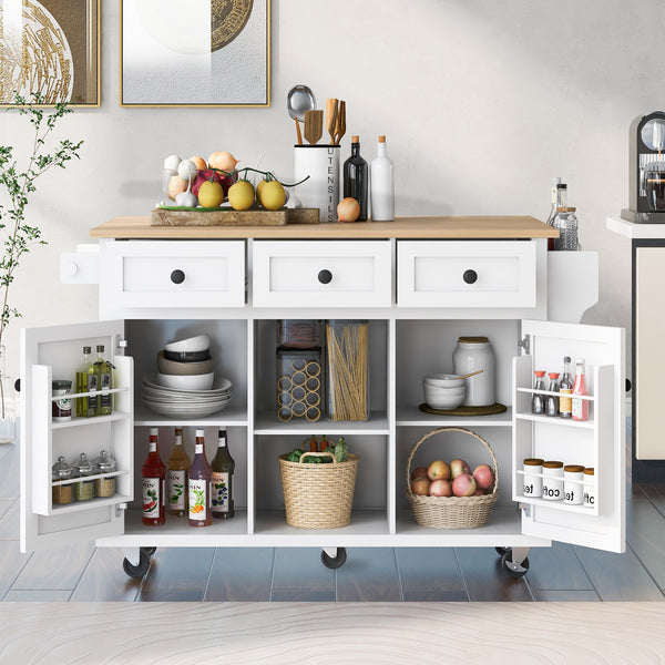 Kitchen Island Cart white