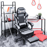 Grey gaming chair