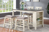 Modern Contemporary 5pc Counter Height High Dining Table