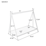 House Bed Tent Bed Frame Twin Size