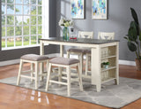 Modern Contemporary 5pc Counter Height High Dining Table