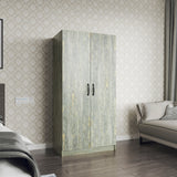 Tall wardrobe cabinet with 2 doors
