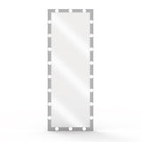 Modern Wall Full Length Mirror with LED Bulbs with Touch Control and 3 color Lights