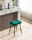 COOLMORE Vintage Bar Stools  Footrest Counter Height Dining Chairs