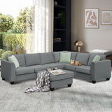 Grey Sectional Sofa Couch