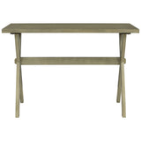 Green Rustic Wood Dining Table