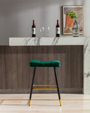 COOLMORE Vintage Bar Stools  Footrest Counter Height Dining Chairs