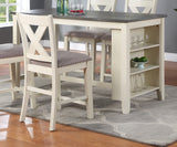 Modern Contemporary 5pc Counter Height High Dining Table