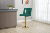 COOLMORE  Bar Stools with Back and Footrest Counter Height bar Chairs