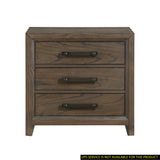 Dark Walnut Finish Nightstand