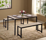 3 Piece Dining set with Two benches