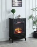 ACME Hamish Fireplace in Black Finish AC00851