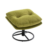 Accent chair  TV Chair  Living room Chair  with Ottoman-FRUIT GREEN