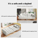 Modern Convertible Folding Futon Sofa Bed for Compact Living Space