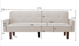 8170  Beige Sofa Bed