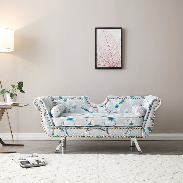 Flower patterned Loveseat