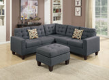 Sectional Blue Grey Couch