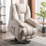 Orisfur. Power Lift Chair with Adjustable Massage Function, Recliner Chair with Heating System for Living Room