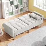 Modern Convertible Folding Futon Sofa Bed for Compact Living Space