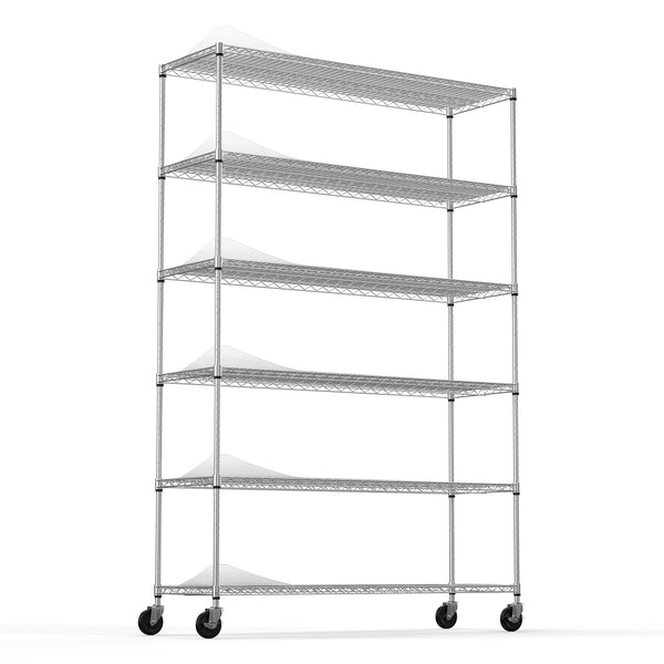 6 Tier Wire Shelving Unit