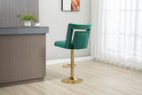COOLMORE  Bar Stools with Back and Footrest Counter Height bar Chairs