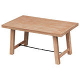 Wood Dining Table Kitchen Furniture Rectangular Table, Seats up to 6