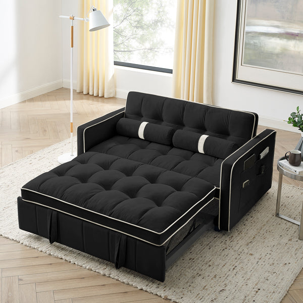 Pull Out Sleep Sofa Bed 2 Seater Loveseat