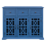 Storage Cabinet with 3 Doors, 3 Drawers and Interior Shelf